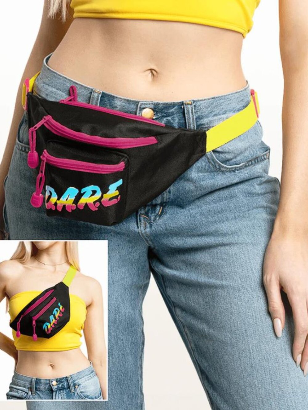 TIPSY ELVES Black DARE Fanny Pack - Picture 3 of 9